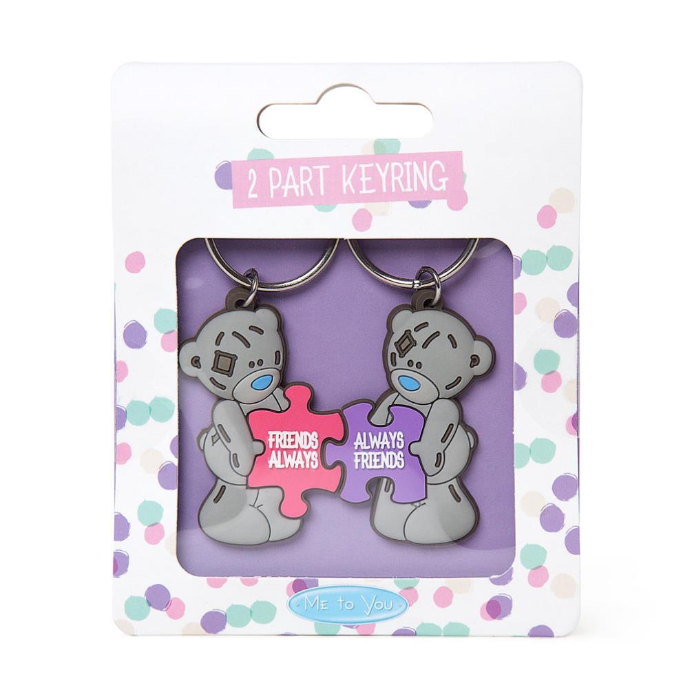 Friends Always Puzzle Pieces 2 Part Me to You Bear Keyring Extra Image 1